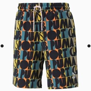 NWT Mens Puma Hill Camp fleece shorts size small